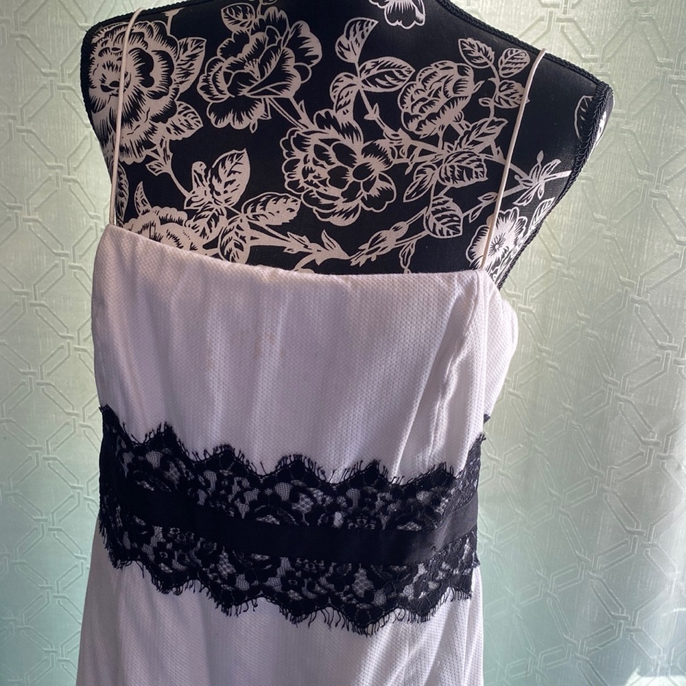 Lively black and white party dress